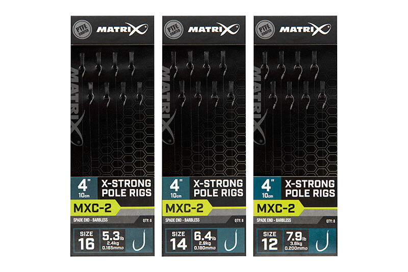 Matrix – MXC-2 – Barbless X-Strong Pole Rig – 8pcs-16