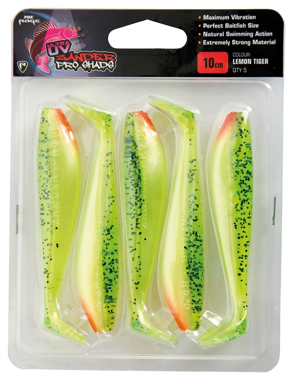 Fox Rage - Zander Pro Ultra Uv Lure-10Cm-Lemontiger