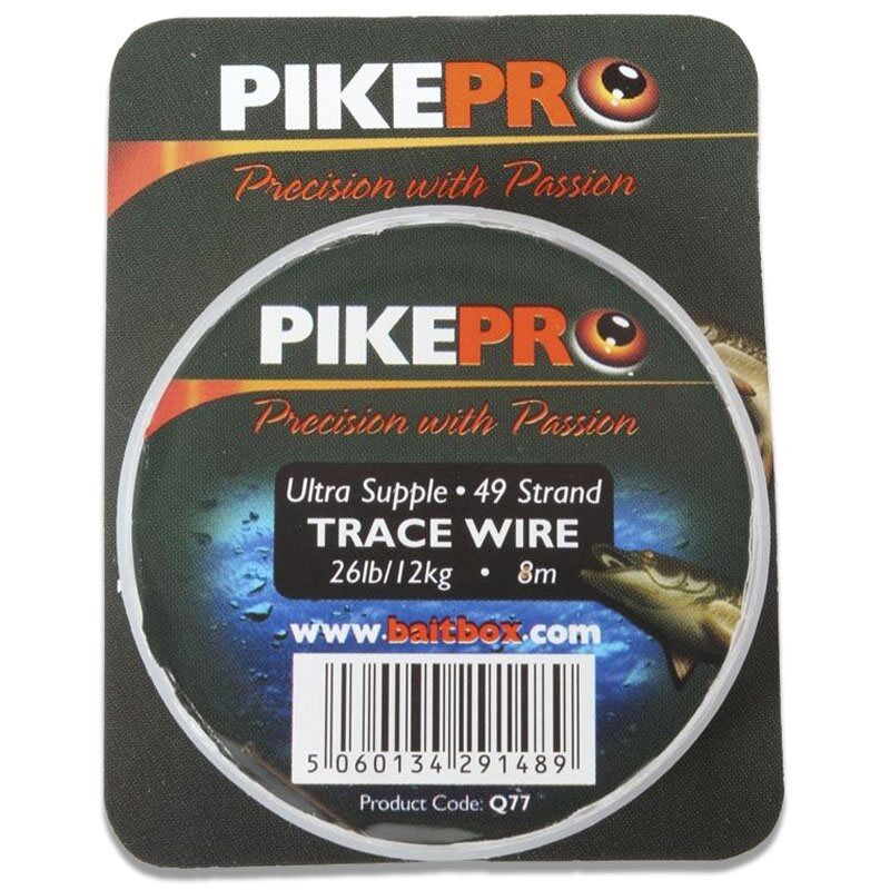 Pikepro - 49 Strand Trace Wire 40Lb 8M