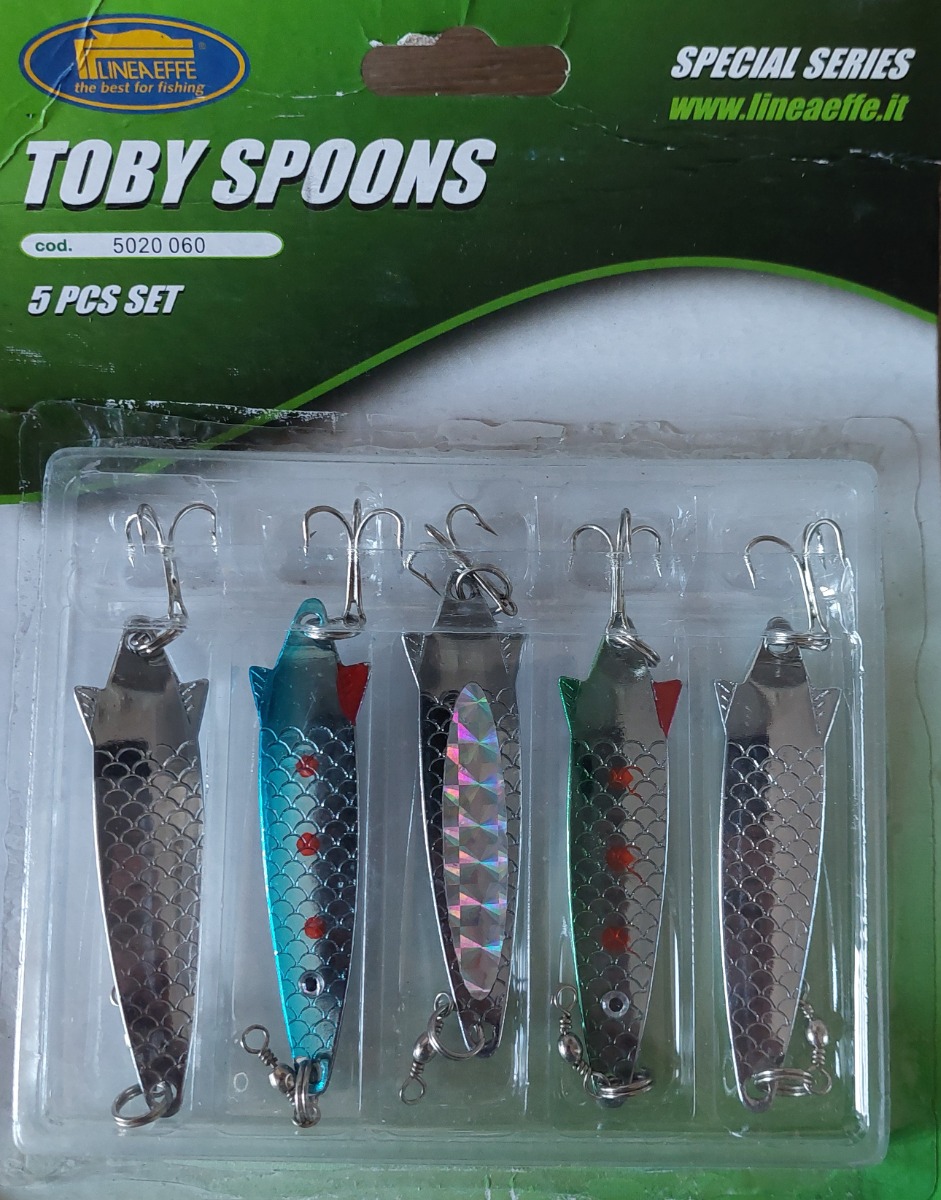 Lemco - Set of 5 Assorted Toby Spoons-12g