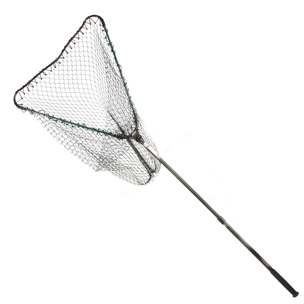 Snowbee Black/Green - Telescopic Folding Landing Net - / 3X-Large