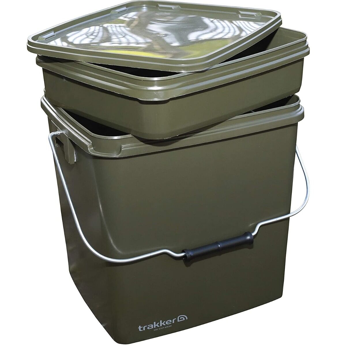Trakker - 13L Square Bucket With Removable Tray