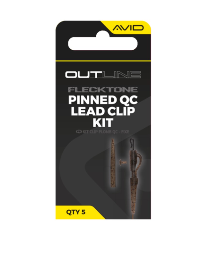 Avid Green - Outline Flecktone Pinned Qc Lead Clip Kit