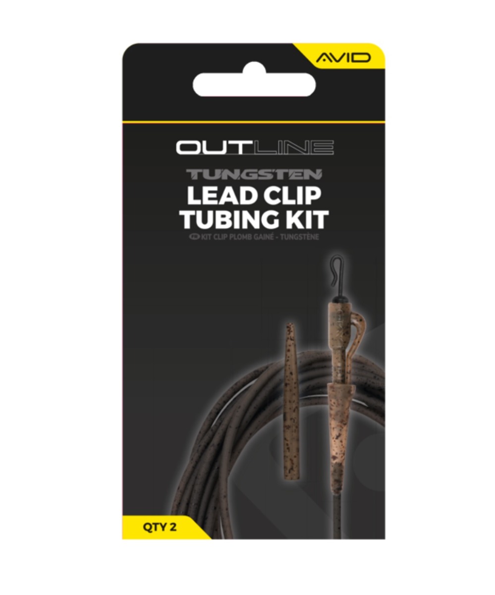 Avid Green - Outline Lead Clip Tungsten Tubing Kit