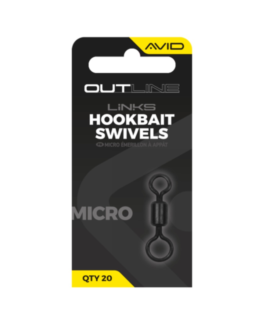 Avid - Outline Mirco Hookbait Swivel - Size 17