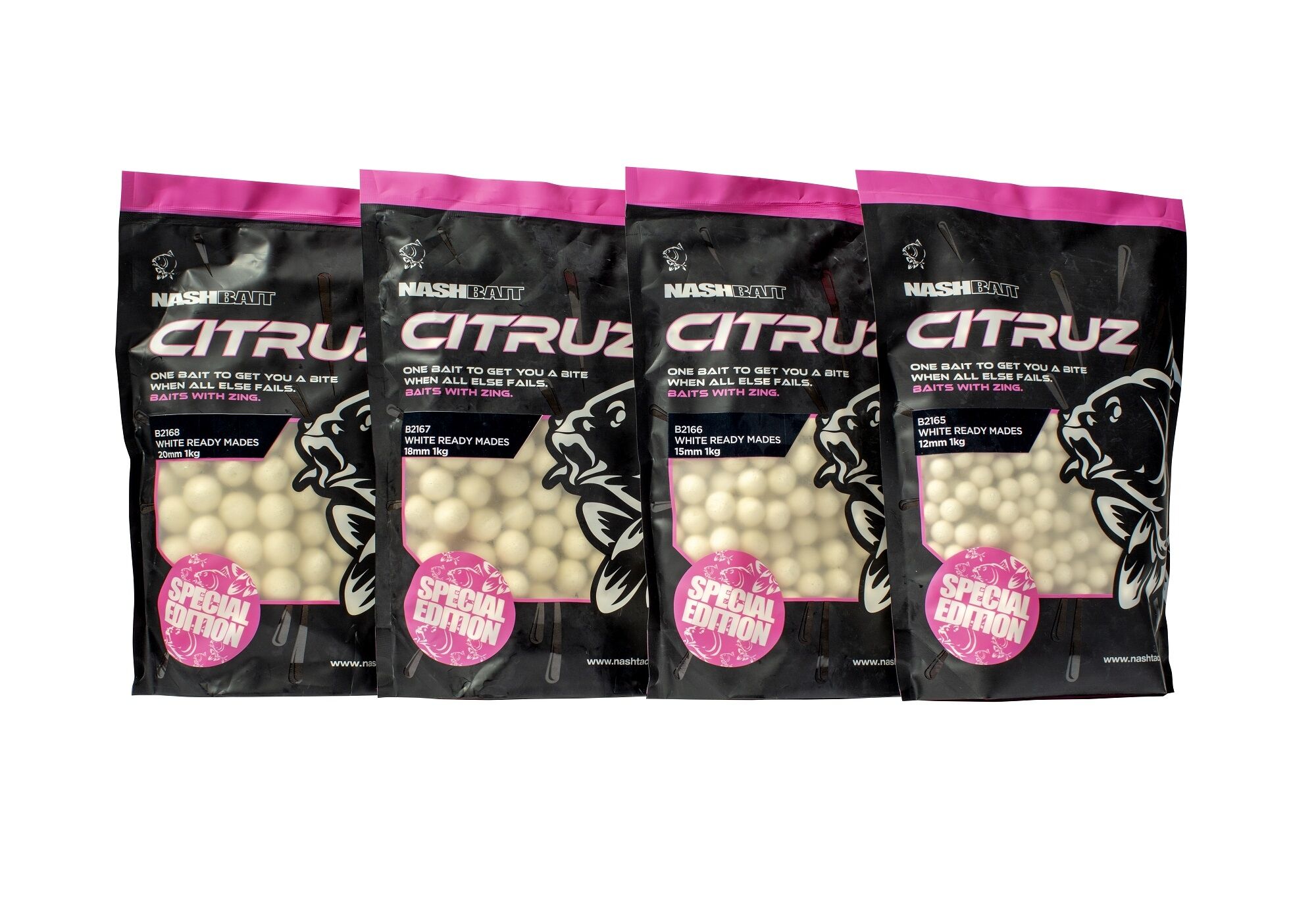 Nash Tackle White Nash - Citruz Boilies 1Kg-20Mm