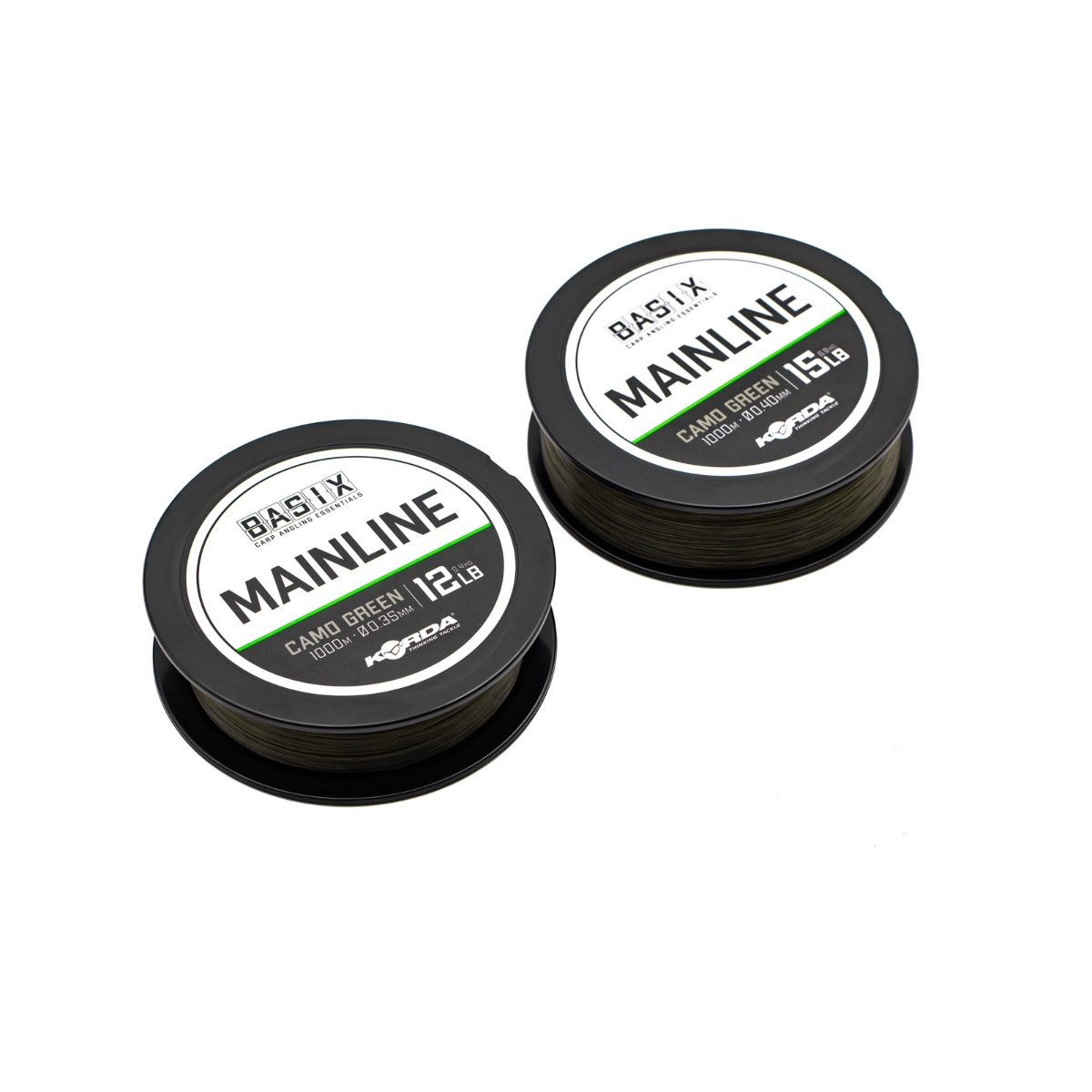 Korda Green - Basix Main Line-12Lb-1000M