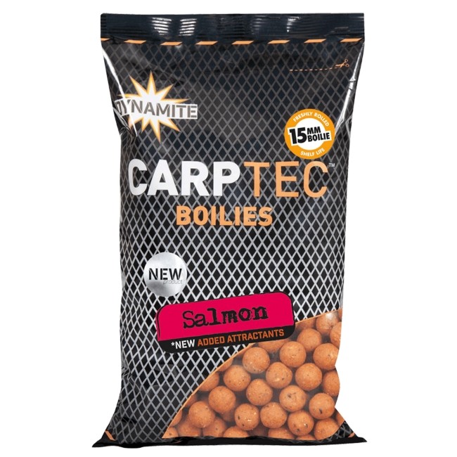 Dynamite Baits - Carptec Salmon Boilies 15mm 300g