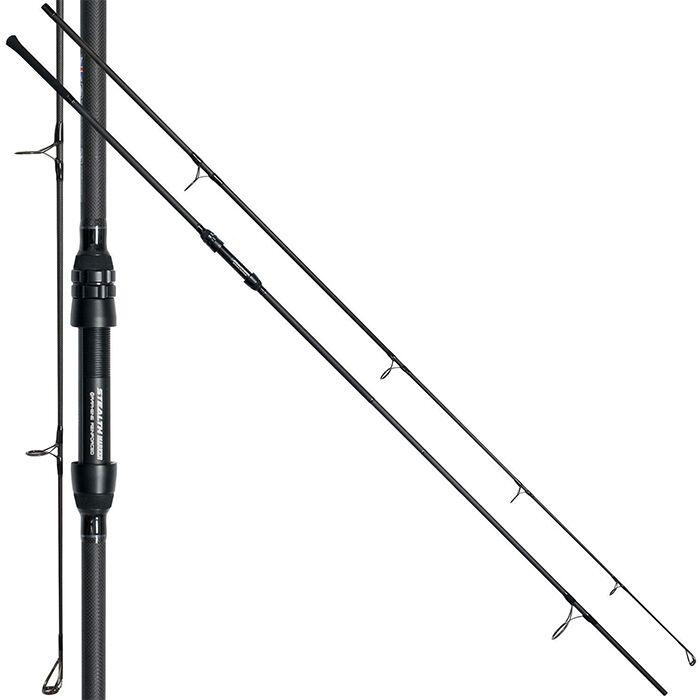 Century Black/Light - Stealth Graphene S50 Titanium Carp Rod-Marker-12Ft