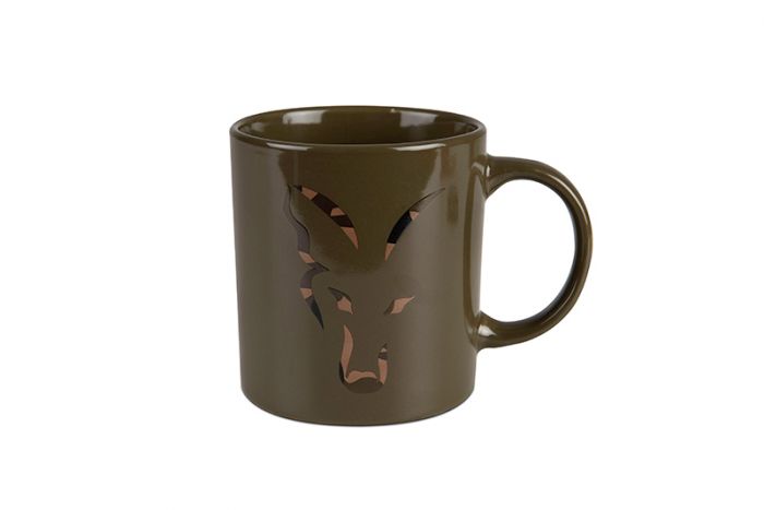 Fox - Green and Camo Head Ceramic Mug