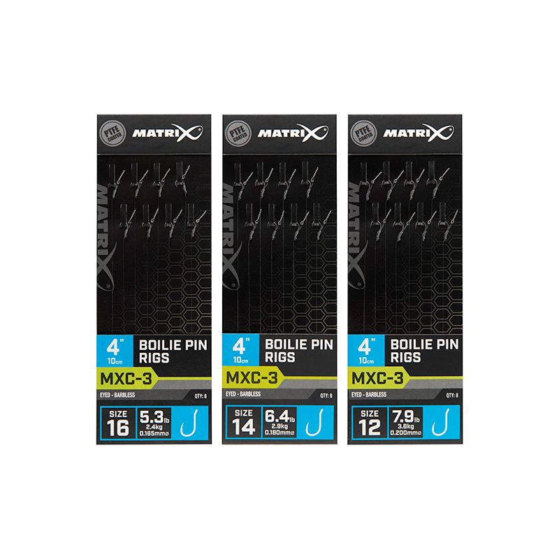 Matrix MXC-3 Barbless X-Strong 10cm Boilie Pin Rigs Gebundene Angelhaken | Ihr Angelshop Für Angelsport Und Angelausrüstung