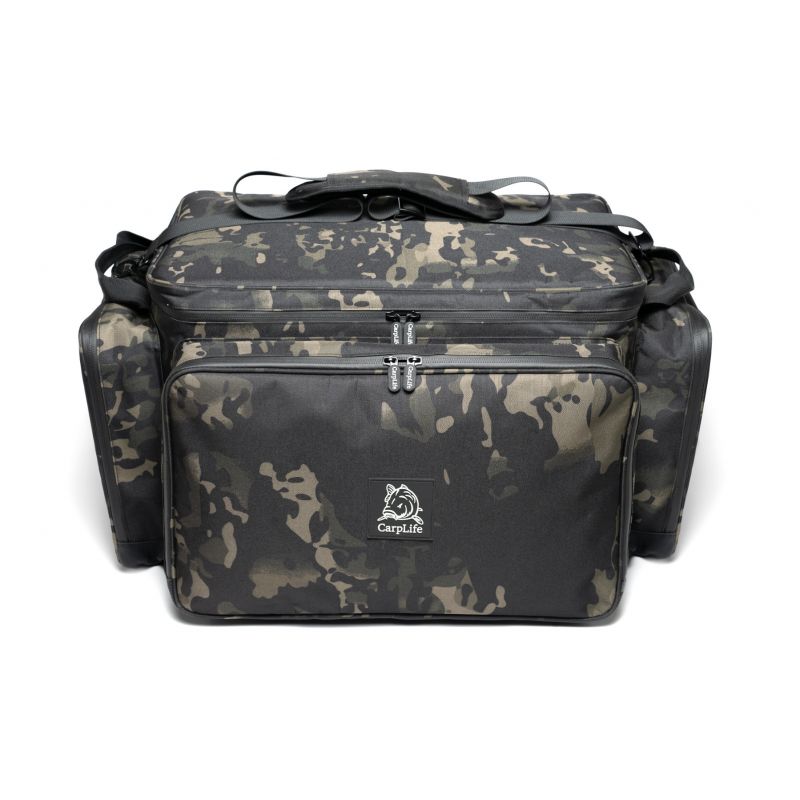 CarpLife Eclipse Camo 12ft 3-Rod Holdall - Fishing Rod Carrier Bag For Carp Anglers