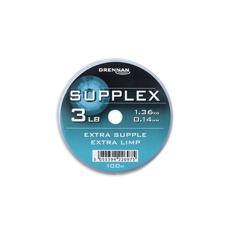 Drennan Supplex Flurocarbon 50 m tutte le taglie disponibile linea