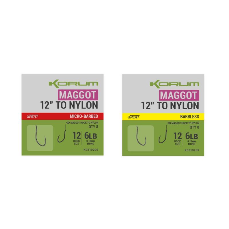 Korum Xpert Maggot To Nylon 12 /30Cm