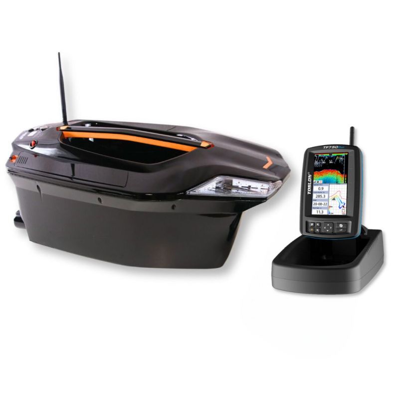 Toslon Fishfinder Boot Toslon TF520 Fish Finder With Transducer Battery  2200mAh