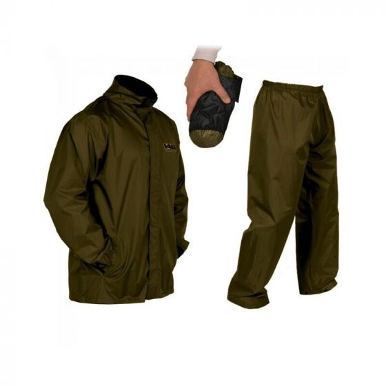 VASS - Khaki Light Packaway Jacket and Trouser Set