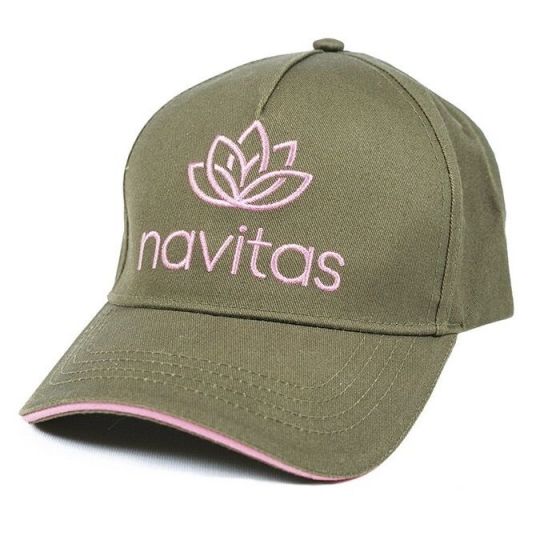 Navitas - Women's Green and Pink Lily Baseball Cap
