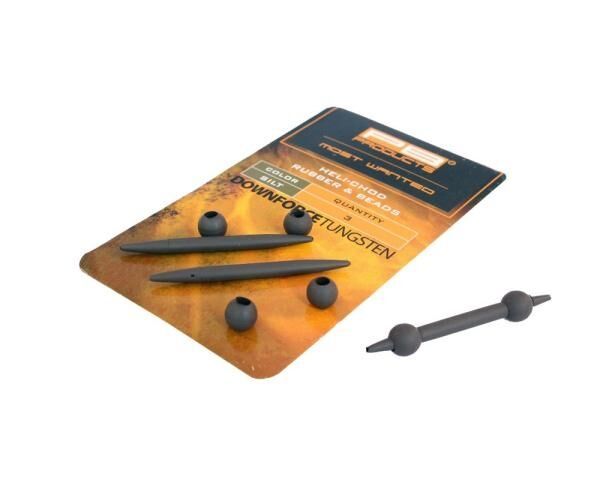 PB Products - Downforce Tungsten Heli Chod Rubbers And Beads