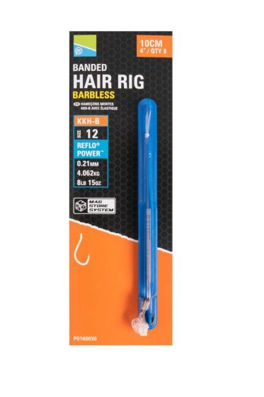 Preston - Kkh-B Banded Hair Rigs 4"/10cm