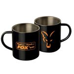 Fox - Stainless Black Mug XL 400ml