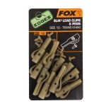 Fox - Edges Slik Lead Clips + Pegs - Size 10