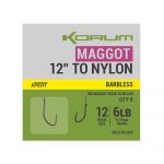 Korum - Xpert Maggot - To Nylon 12"/30Cm