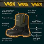 VASS - Hybrid Thermo Boot Khaki with Black