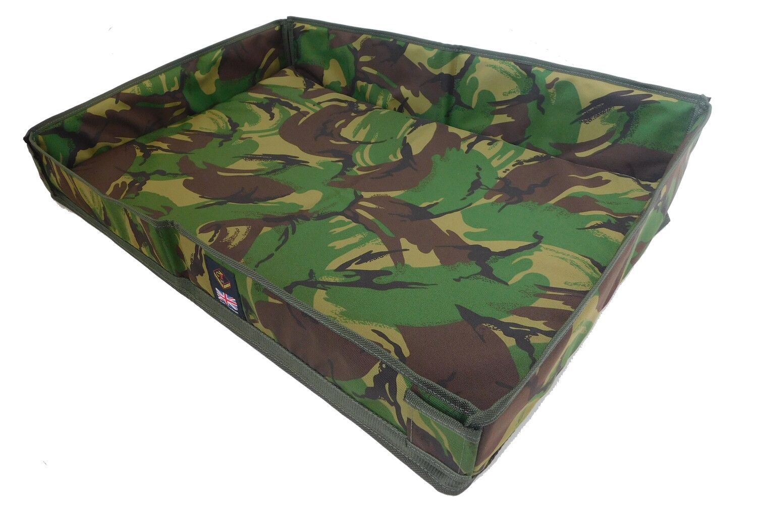 camo dog bed