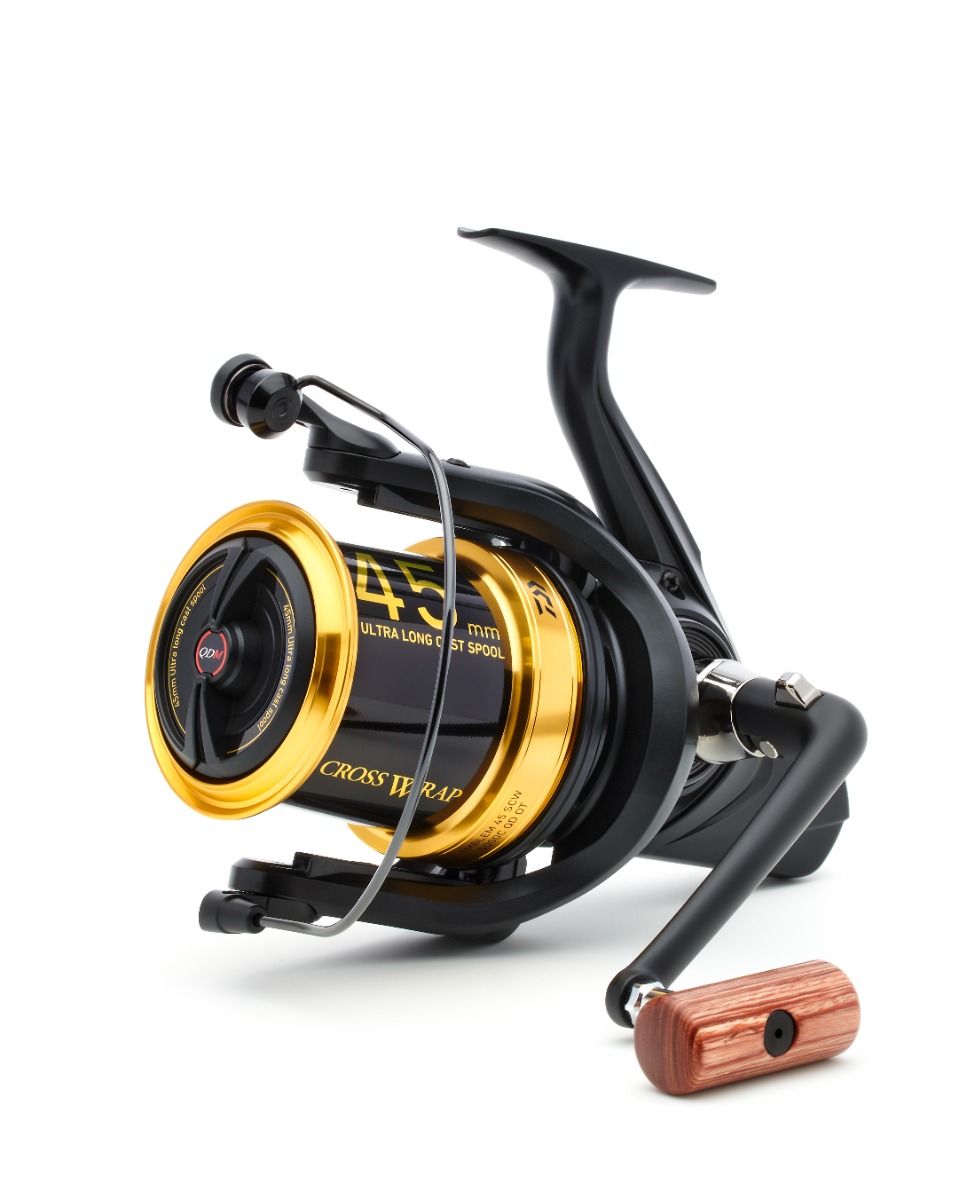 Moulinet Daiwa 23 Emblem 45 SCW QD-OT - Big Pit Pour Carpe - Noir - Promotion