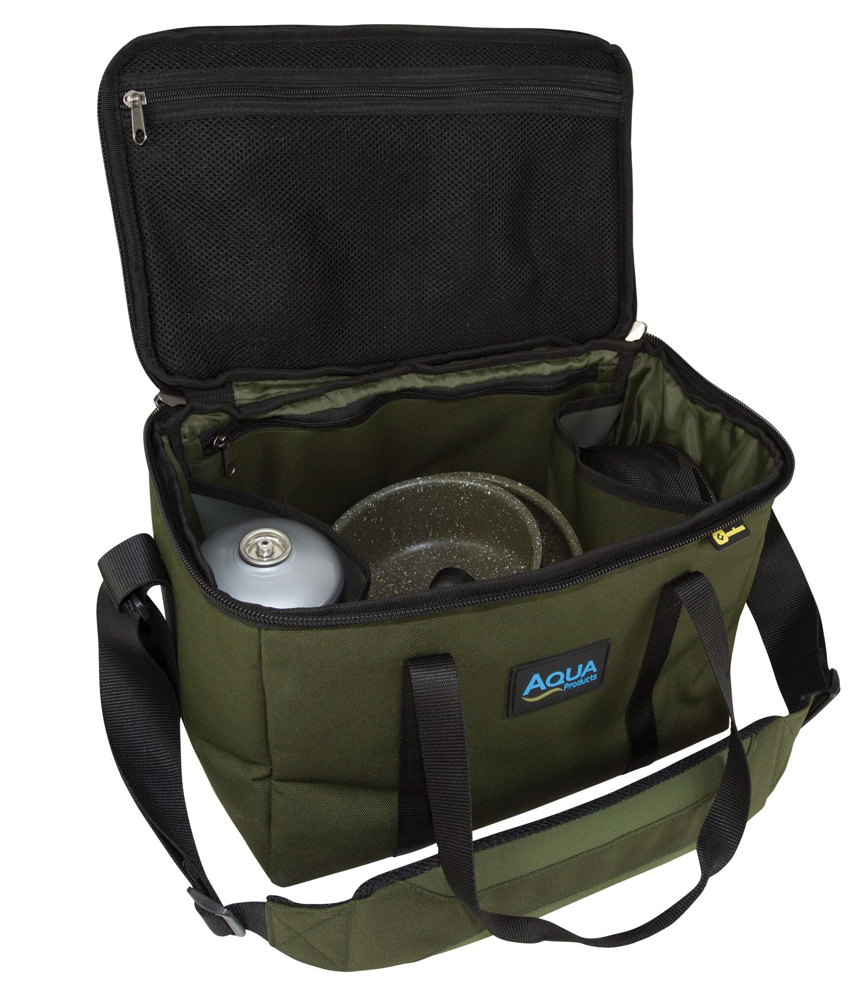 Sac De Pêche à La Carpe Aqua Products Session Cool Bag Série Noire - Réf. 404605-T, Neuf Sous Blister