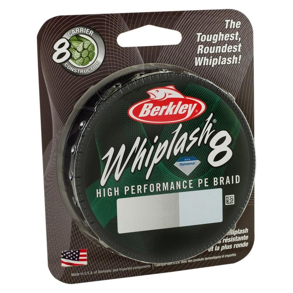 Berkley Whiplash 8 Green 300m Braid 0.10mm 32Lb