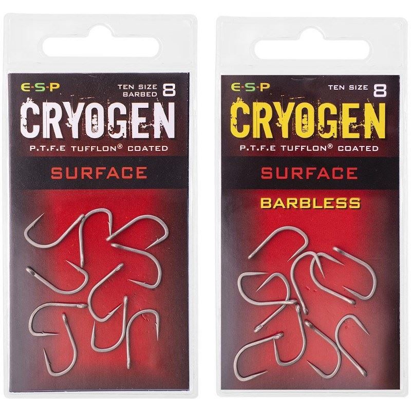 ESP Cryogen Classic Barbless Carp Hooks - Tackle Up