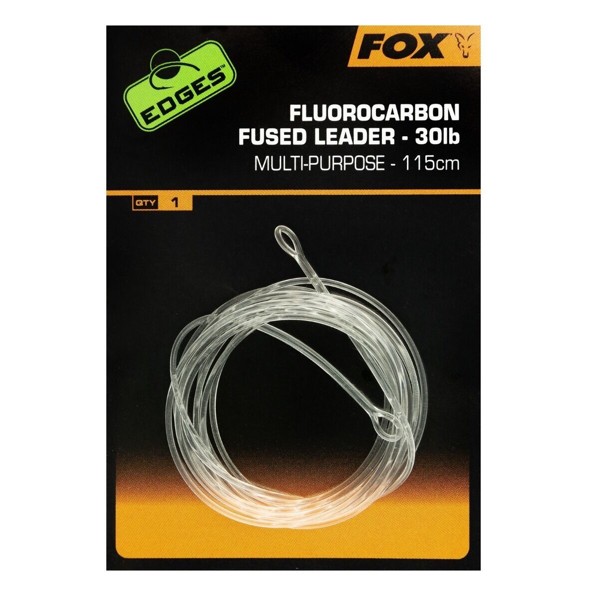 Fox Fluorocarbon Fused Leader 30lb Multi purpose 115cm cac720 