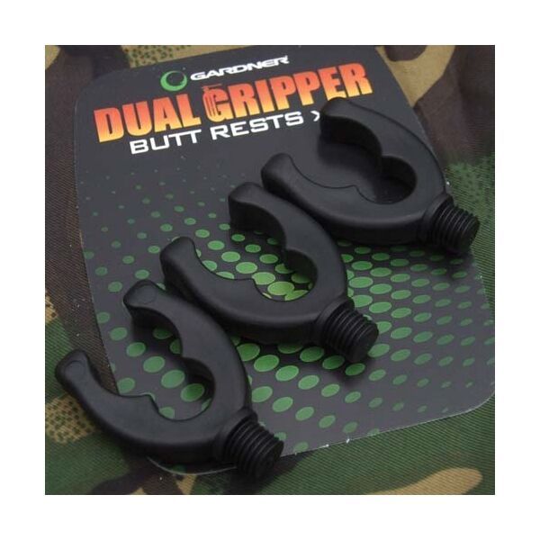 TRIPLE PACK AVAILABLE GARDNER TACKLE DUAL GRIPPER ROD BUTT RESTS SINGLE 