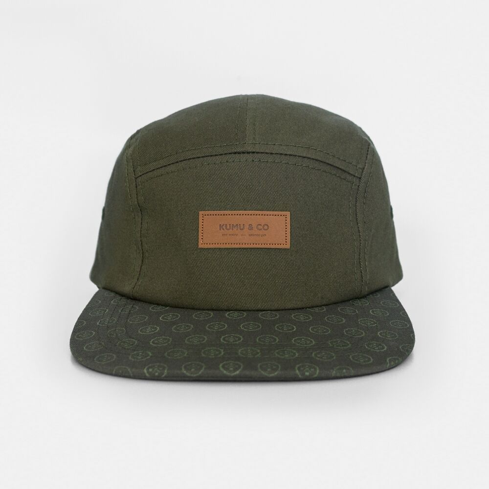 KUMU - Cap 5 Panel - 'Mantra' Green 