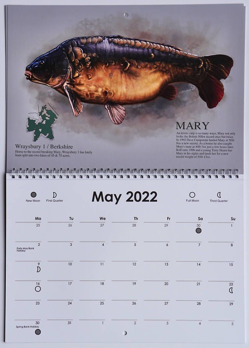 Carp Art - 2022 Carp Calendar