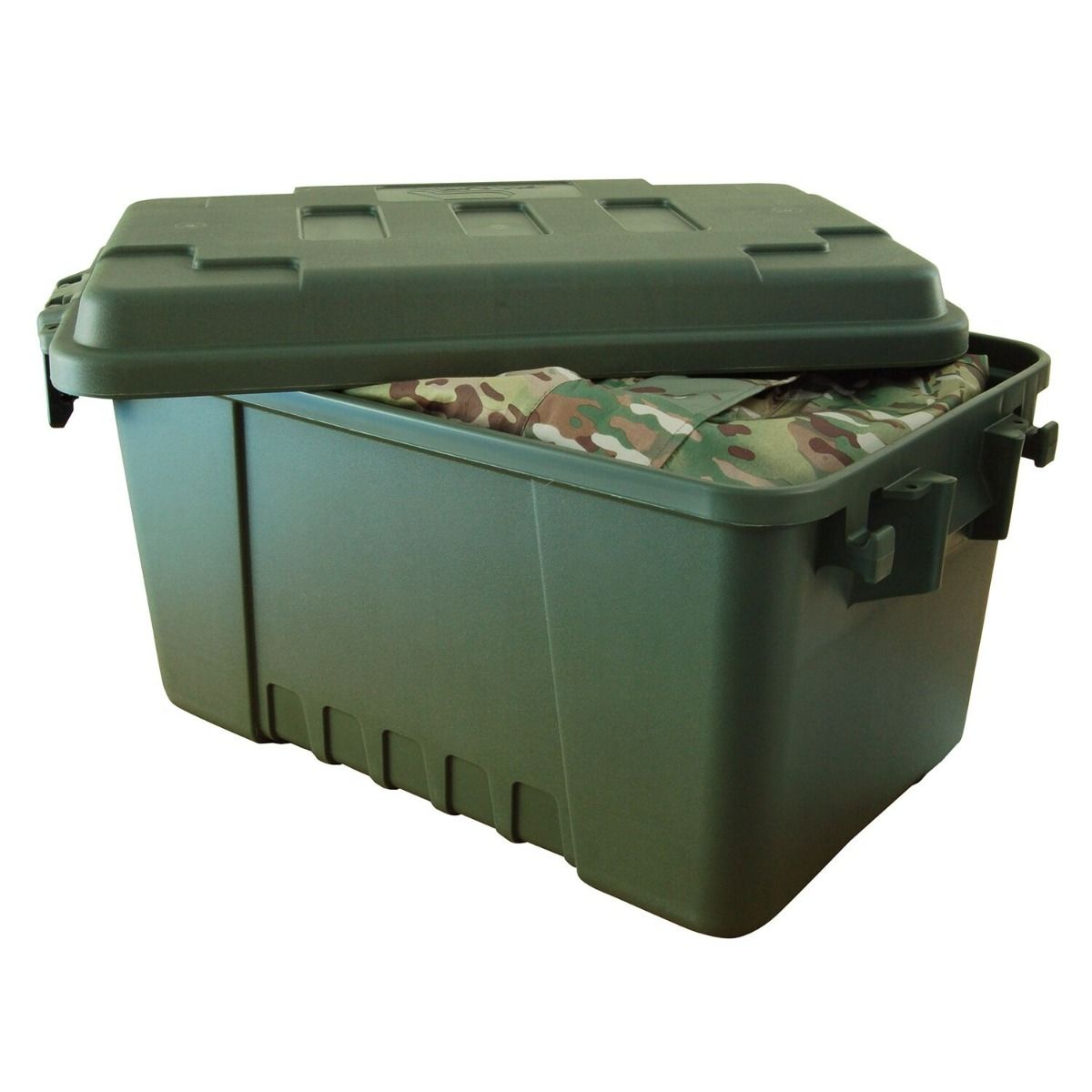 Plano Sportsman Trunk, Black, Small, Lockable Storage Box