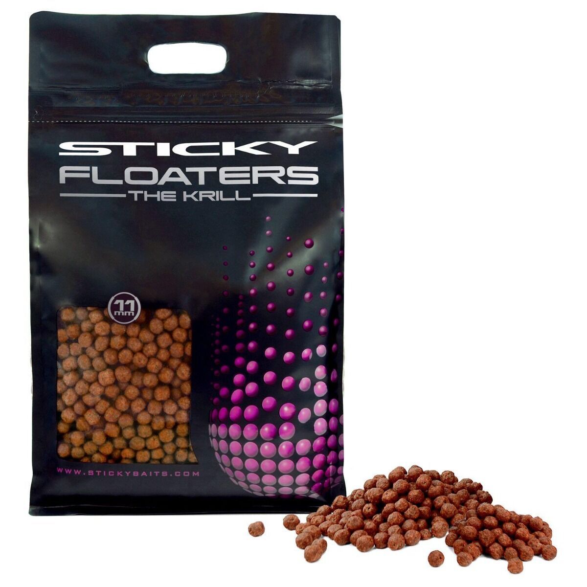 Sticky Baits The Krill Floaters Range 3kg Floating Pellets Baits *6mm & 11mm* 
