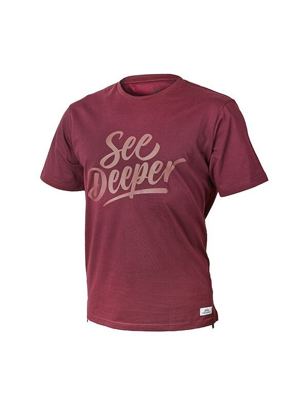 Fortis See Deeper Maroon T-Shirt  ALL SIZES 