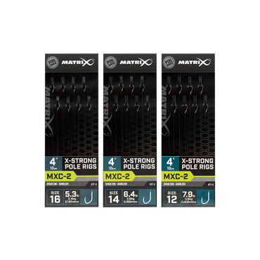 Matrix - MXC-2 - Barbless X-Strong Pole Rig - 8pcs