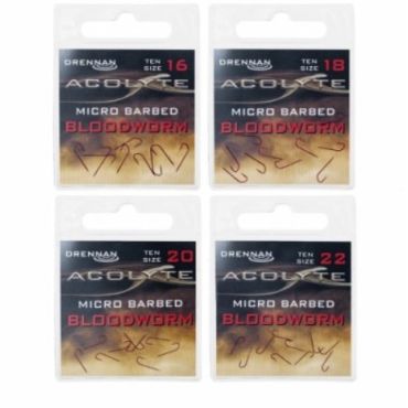 Drennan - Acolyte Bloodworm Micro Barbed Hooks