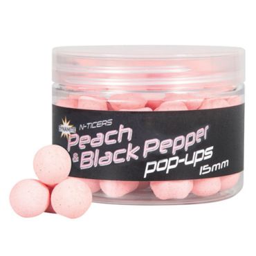 Dynamite Baits - N-Ticers Peach & Black Pepper Pop-Ups