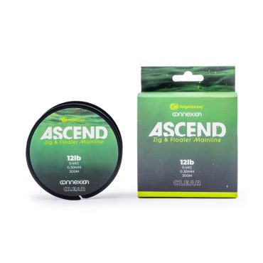 Ridgemonkey - Ascend Zig & Floater Mainline - 12lb 0.30mm 100m Clear