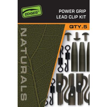 Fox - Edges Naturals Power Grip Lead Clip Kit 5pcs