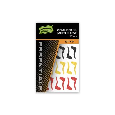 Fox - Edges Zig Aligna XL kit Multi Sleeve kit (3 yellow, 3 red and 3 black)