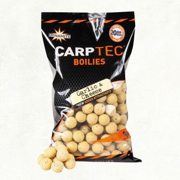 Dynamite Baits - Carp-Tec Shelf Life Boilie 2kg - Garlic & Cheese 15mm