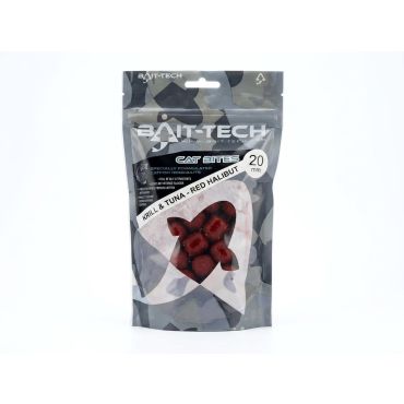 Cat Bites - 20mm Pre Drilled Red Halibut Krill & Tuna (350g)
