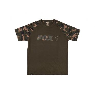 Fox - Khaki Camo Raglan T-Shirt