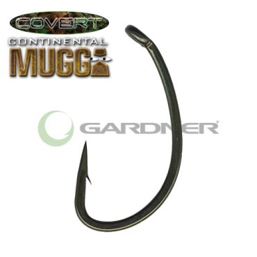 Gardner - Covert Continental Mugga Hooks Barbed - Size 10