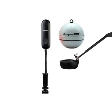Deeper - Chirp +2 Arctic Grey Bundle With Range Extender Full Kit